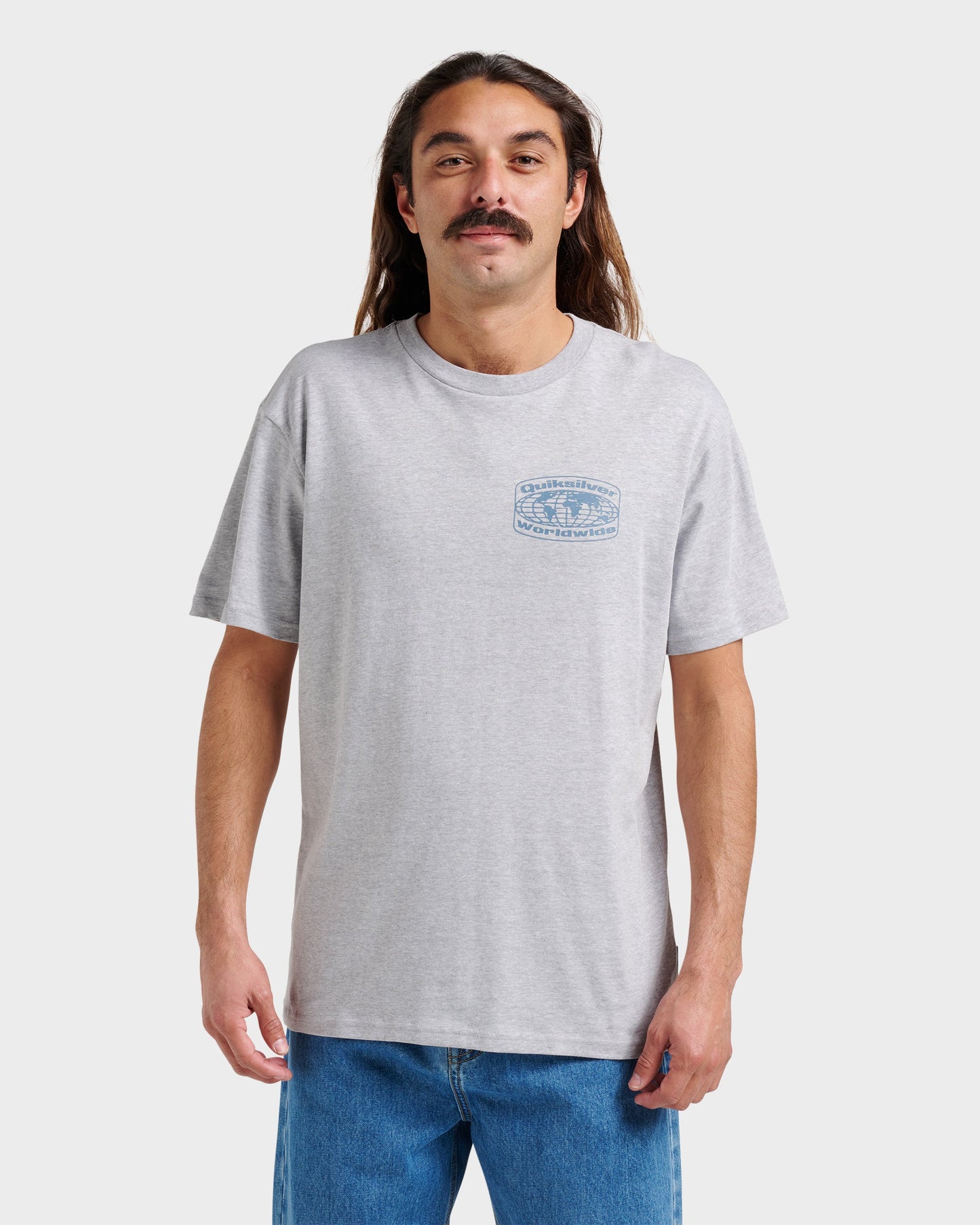 Quick Silver Global Local Classic T-shirt - Athletic Gray