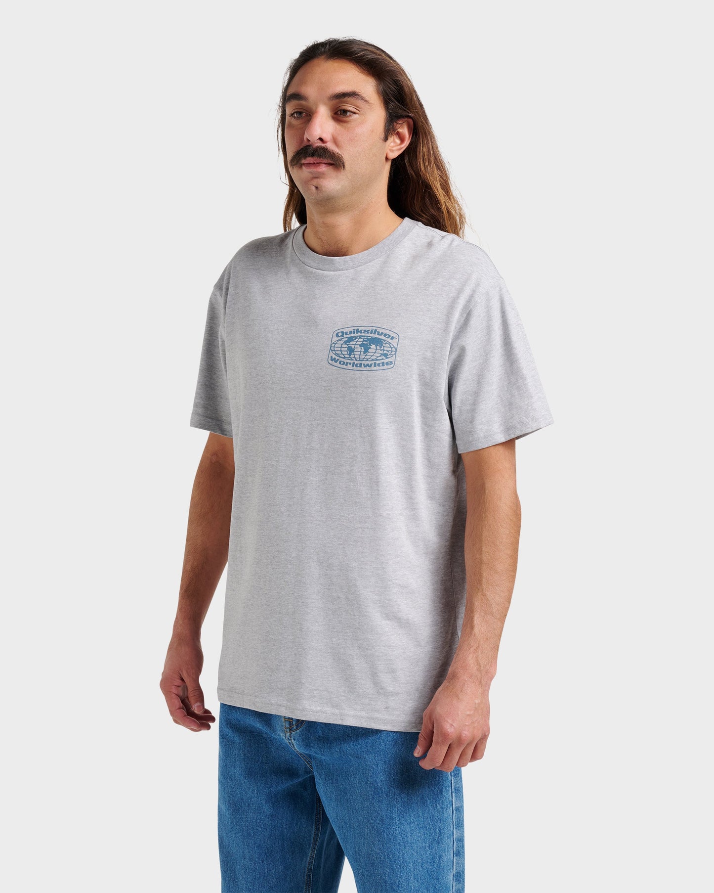Quick Silver Global Local Classic T-shirt - Athletic Gray