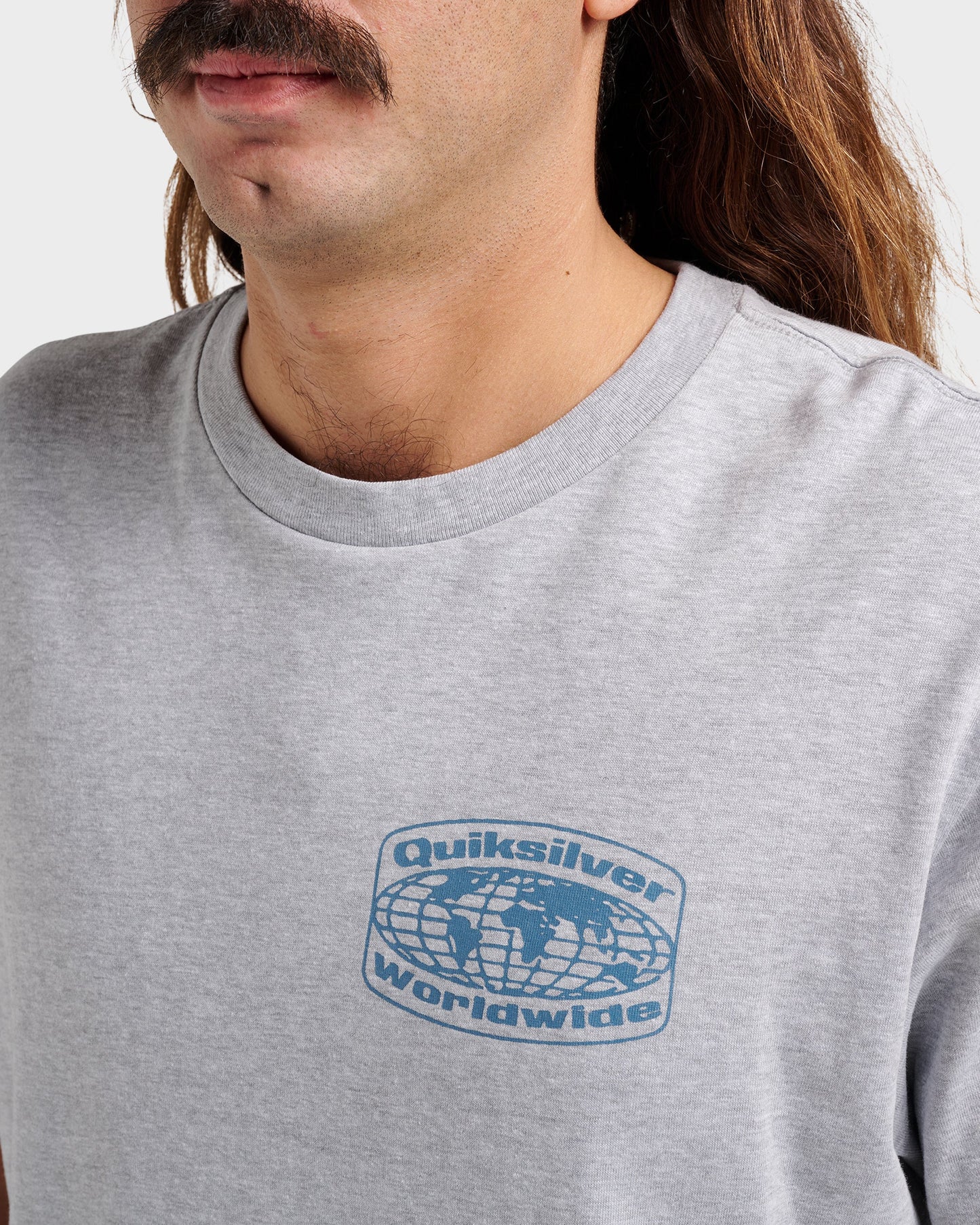 Quick Silver Global Local Classic T-shirt - Athletic Gray