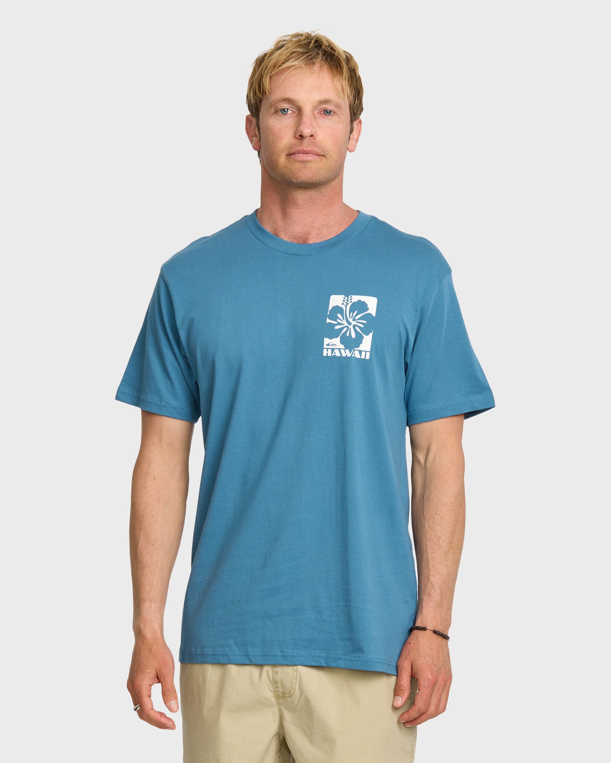 Quick Silver Hi Hibiscus Classic T-shirt - Copen Blue