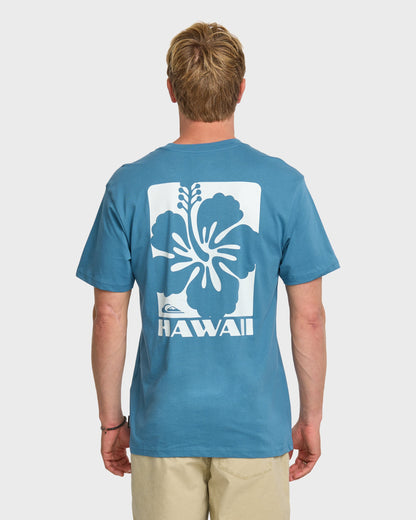 Quick Silver Hi Hibiscus Classic T-shirt - Copen Blue