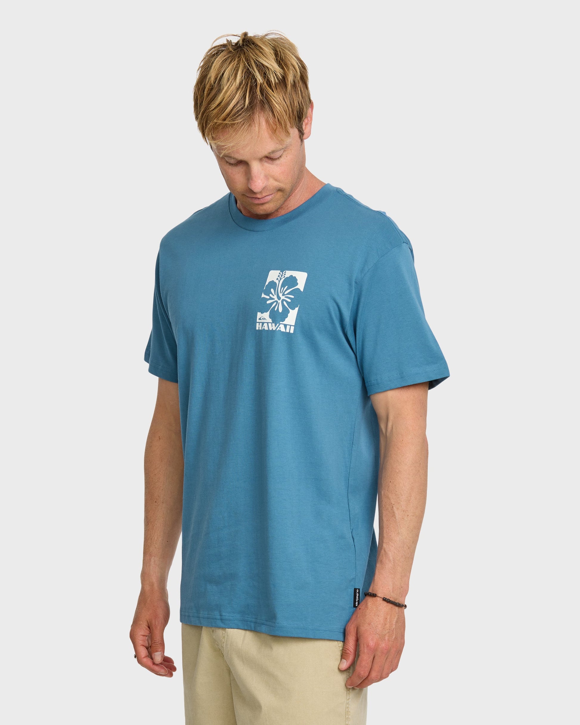 Quick Silver Hi Hibiscus Classic T-shirt - Copen Blue