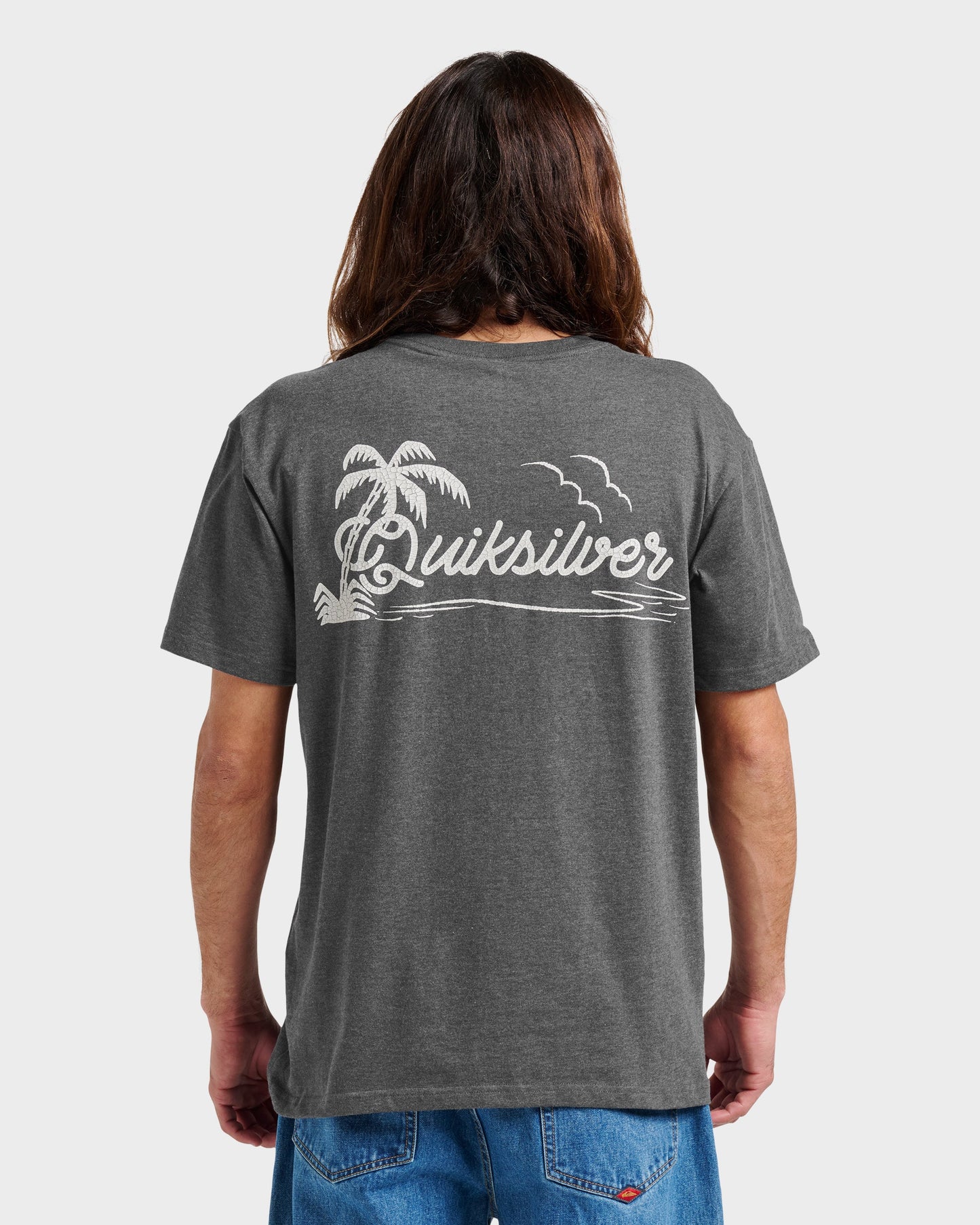 Quick Silver Island Vibin Classic T-shirt - Charcoal Heather