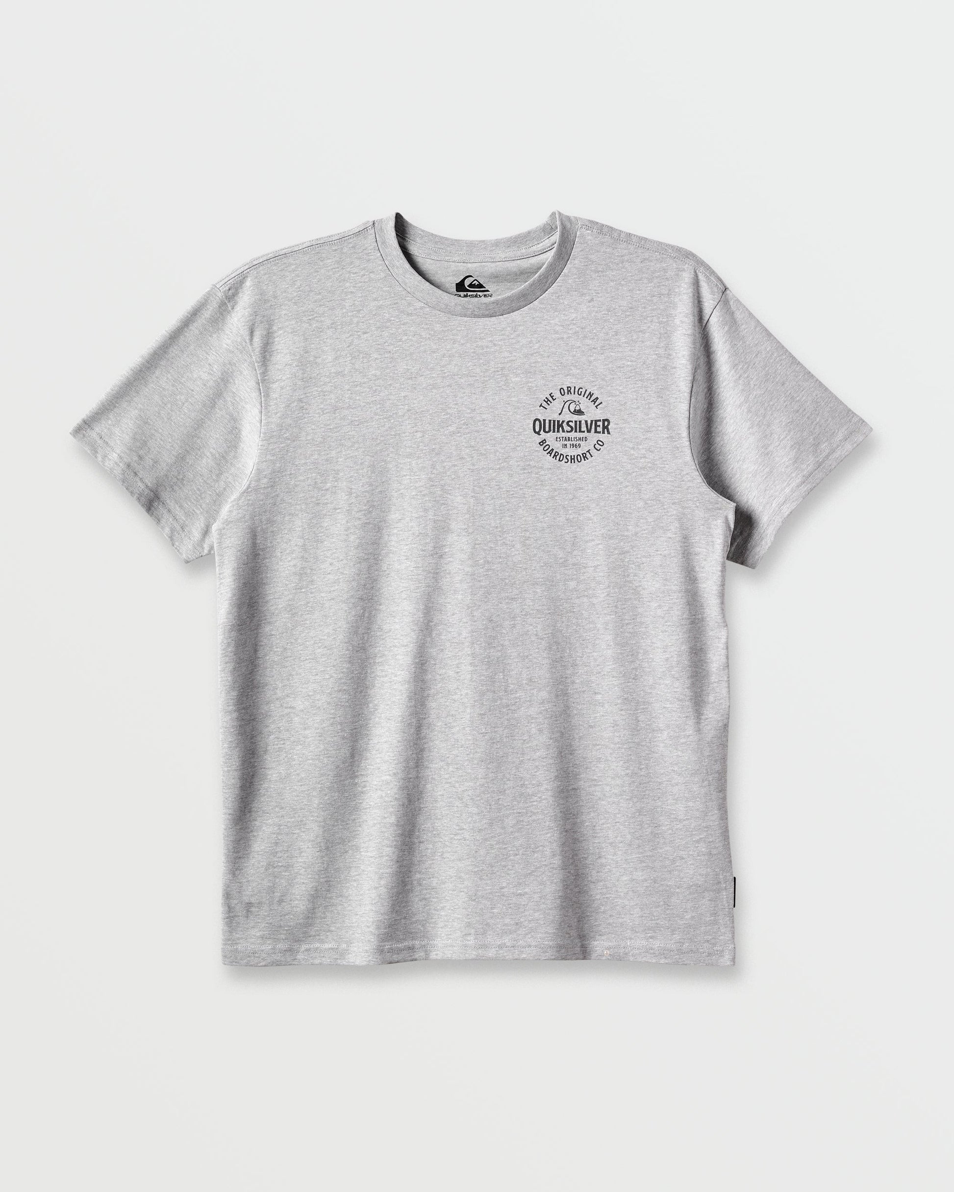 Quick Silver Locked Up Classic T-shirt - Athletic Gray