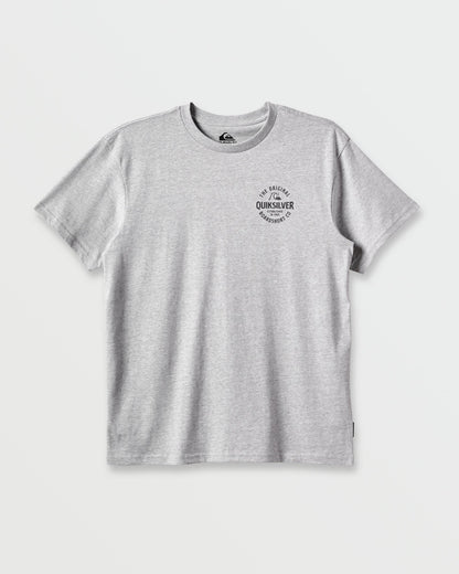 Quick Silver Locked Up Classic T-shirt - Athletic Gray