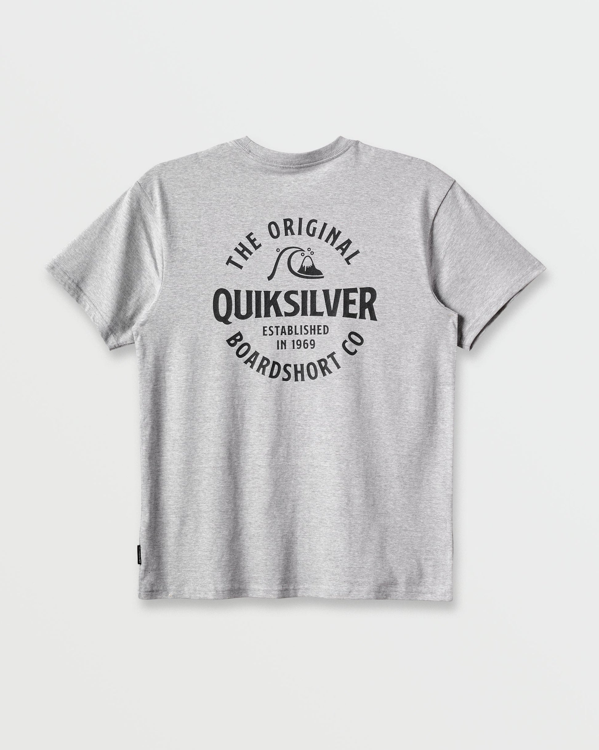 Quick Silver Locked Up Classic T-shirt - Athletic Gray