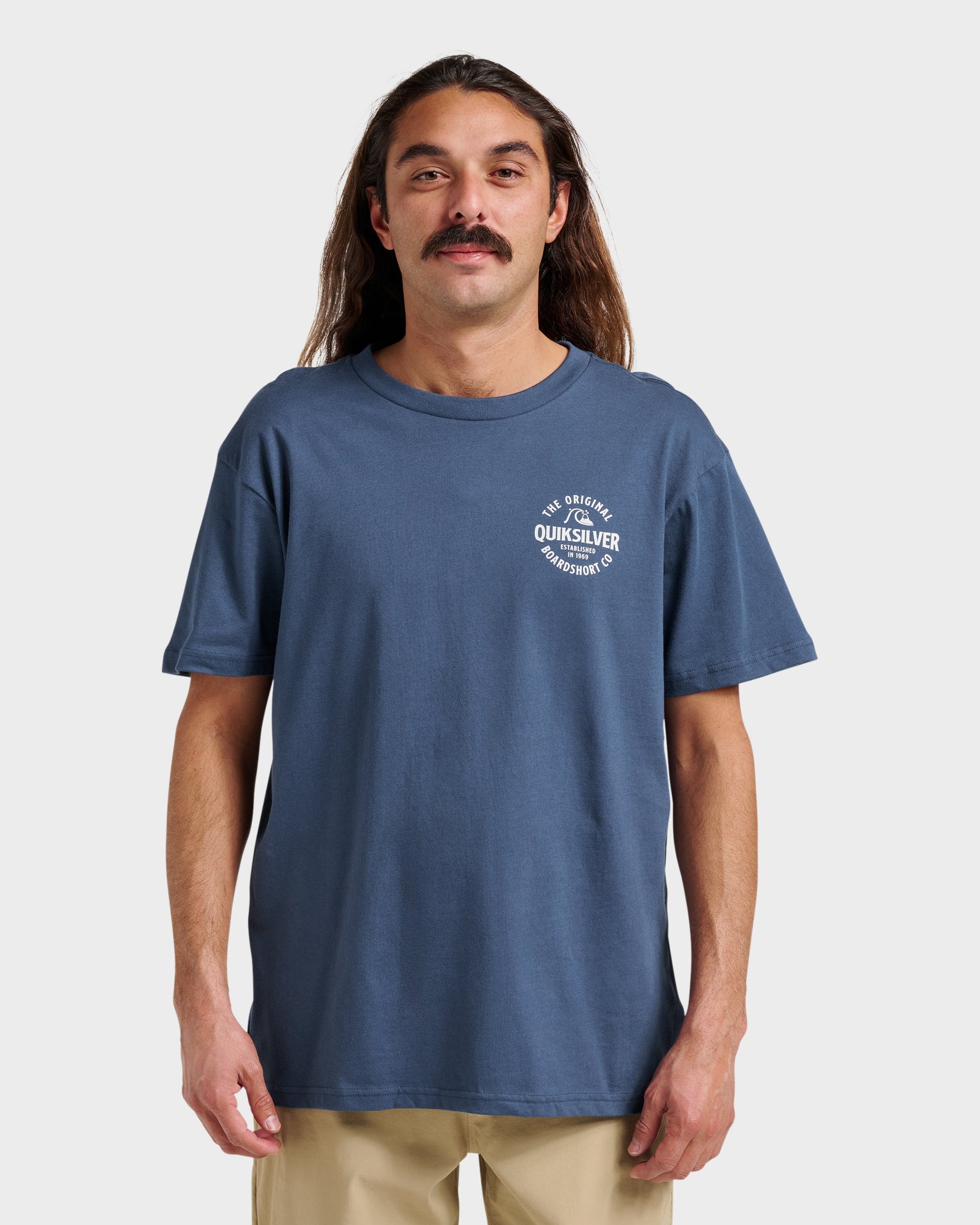 Quick Silver Locked Up Classic T-shirt - Navy