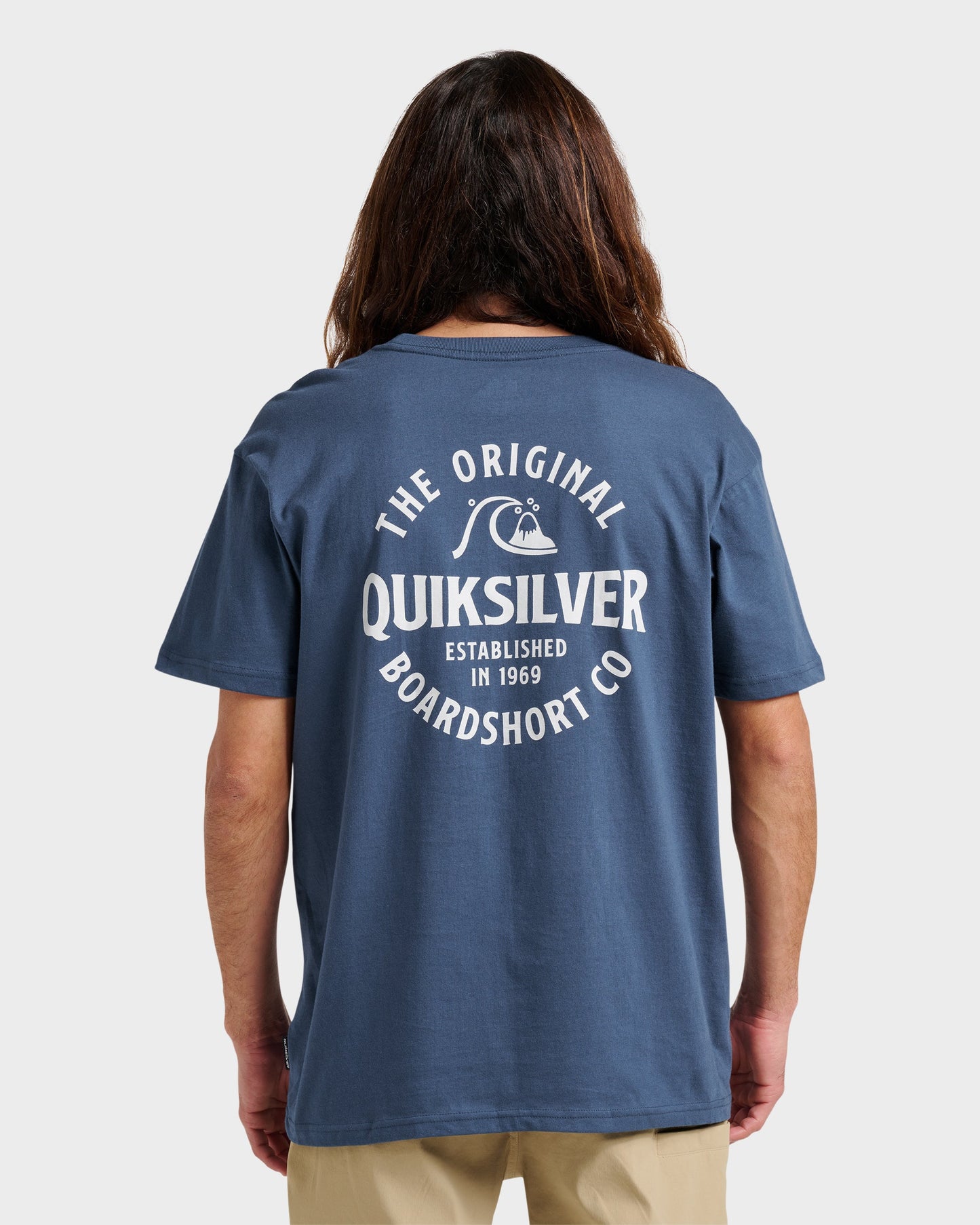 Quick Silver Locked Up Classic T-shirt - Navy