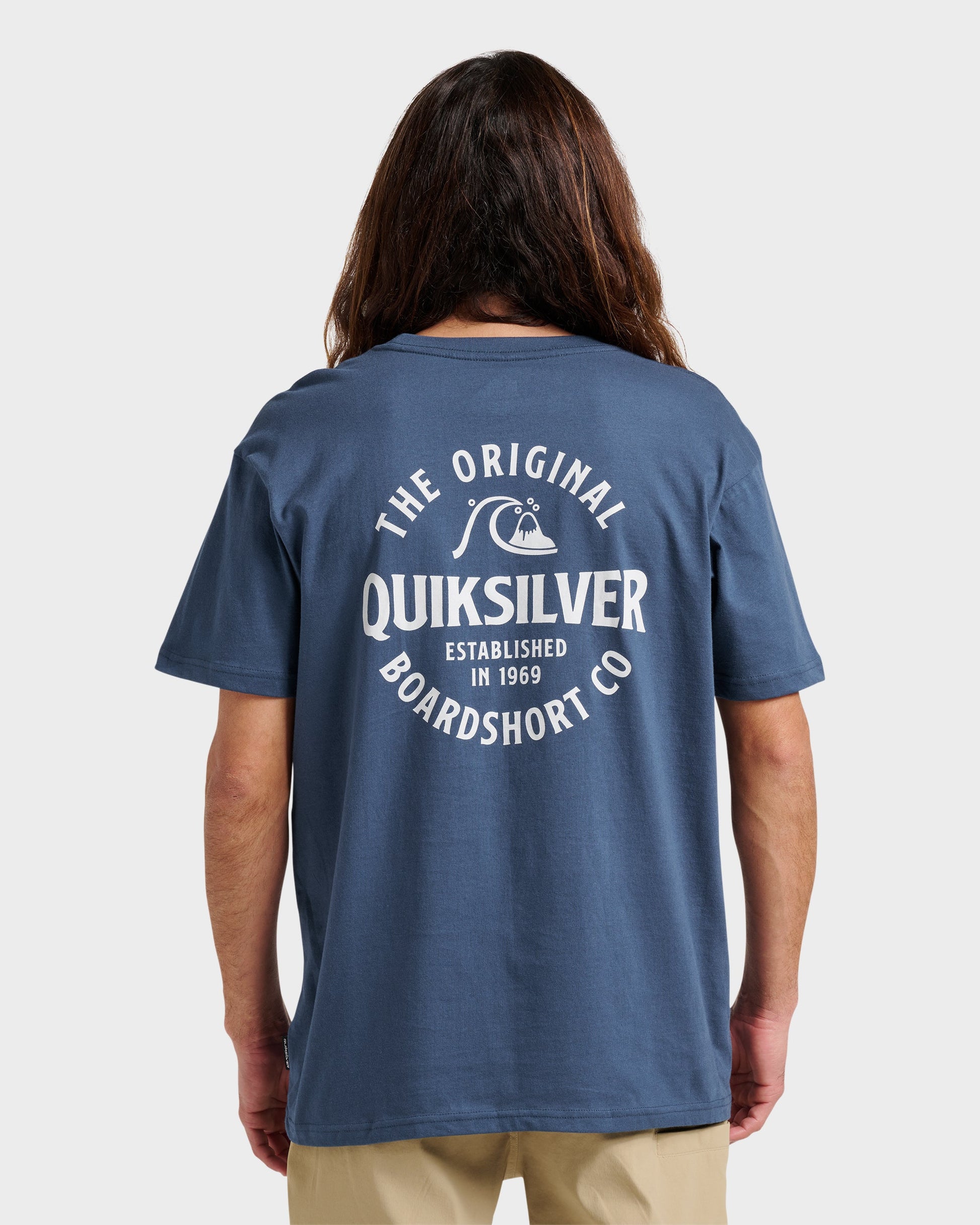 Quick Silver Locked Up Classic T-shirt - Navy