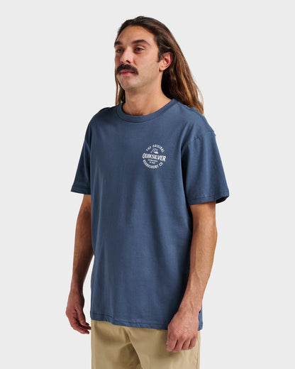 Quick Silver Locked Up Classic T-shirt - Navy