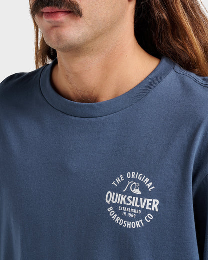 Quick Silver Locked Up Classic T-shirt - Navy
