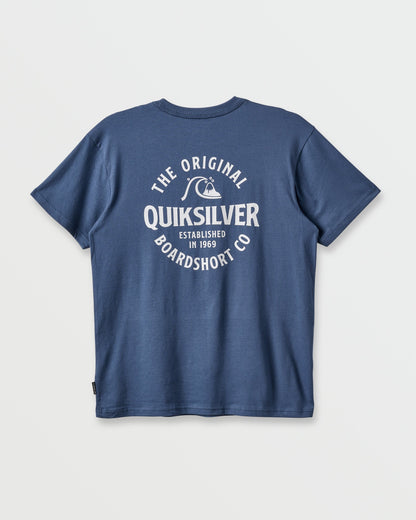 Quick Silver Locked Up Classic T-shirt - Navy