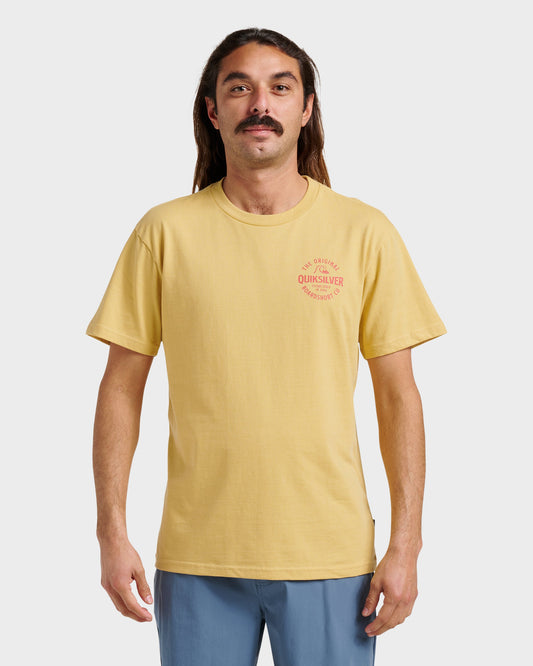 Quick Silver Locked Up Classic T-shirt - Rattan Heather