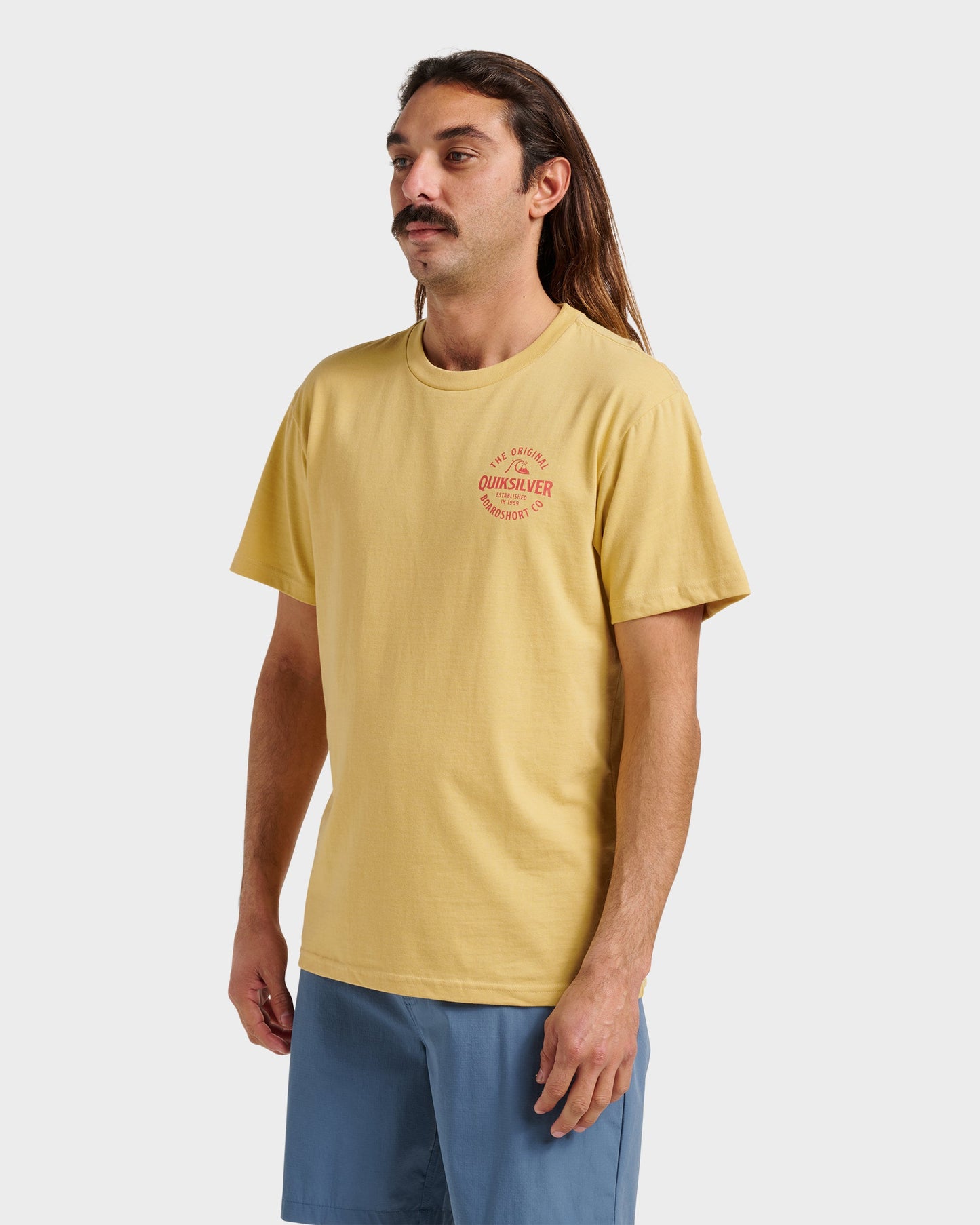 Quick Silver Locked Up Classic T-shirt - Rattan Heather
