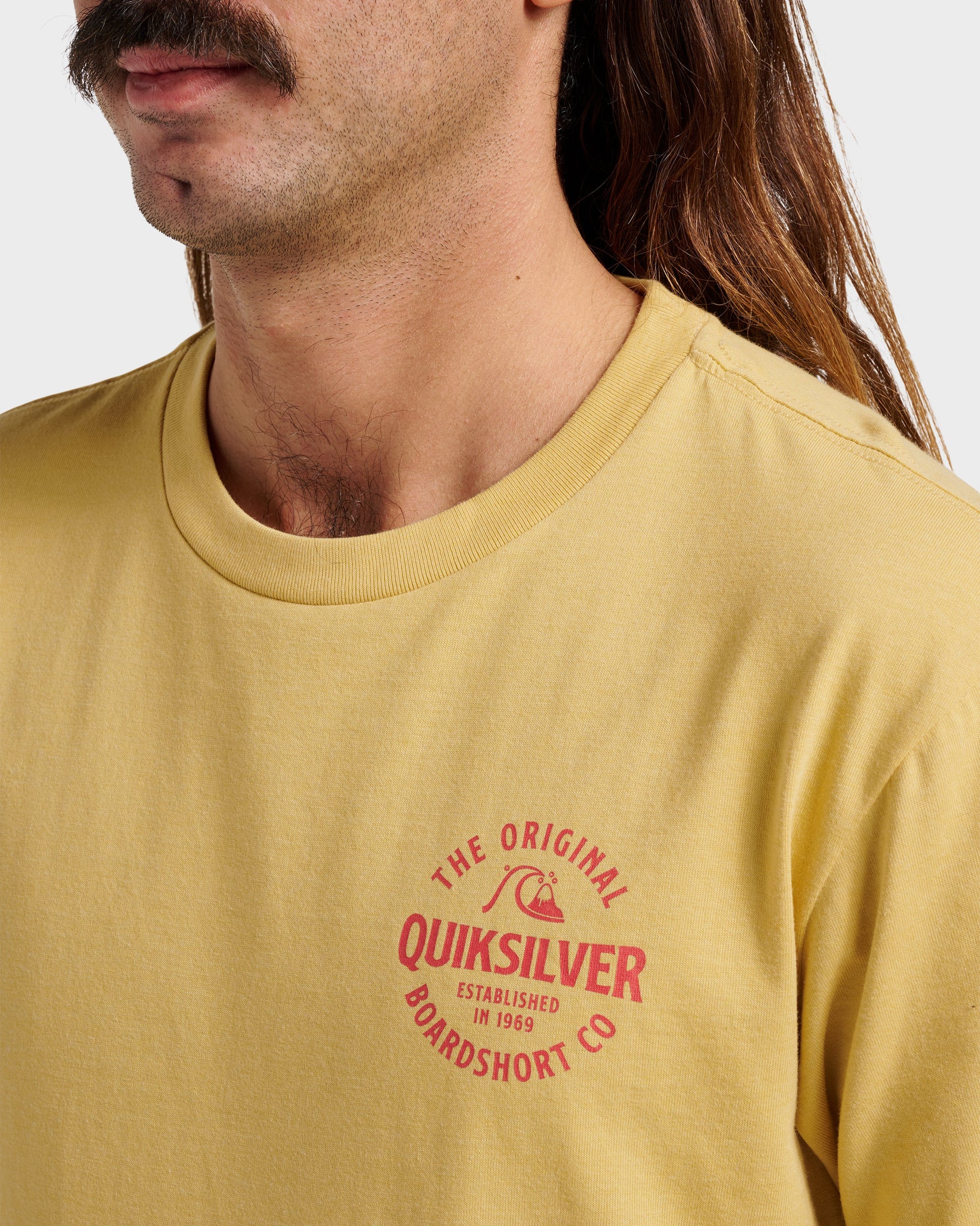 Quick Silver Locked Up Classic T-shirt - Rattan Heather
