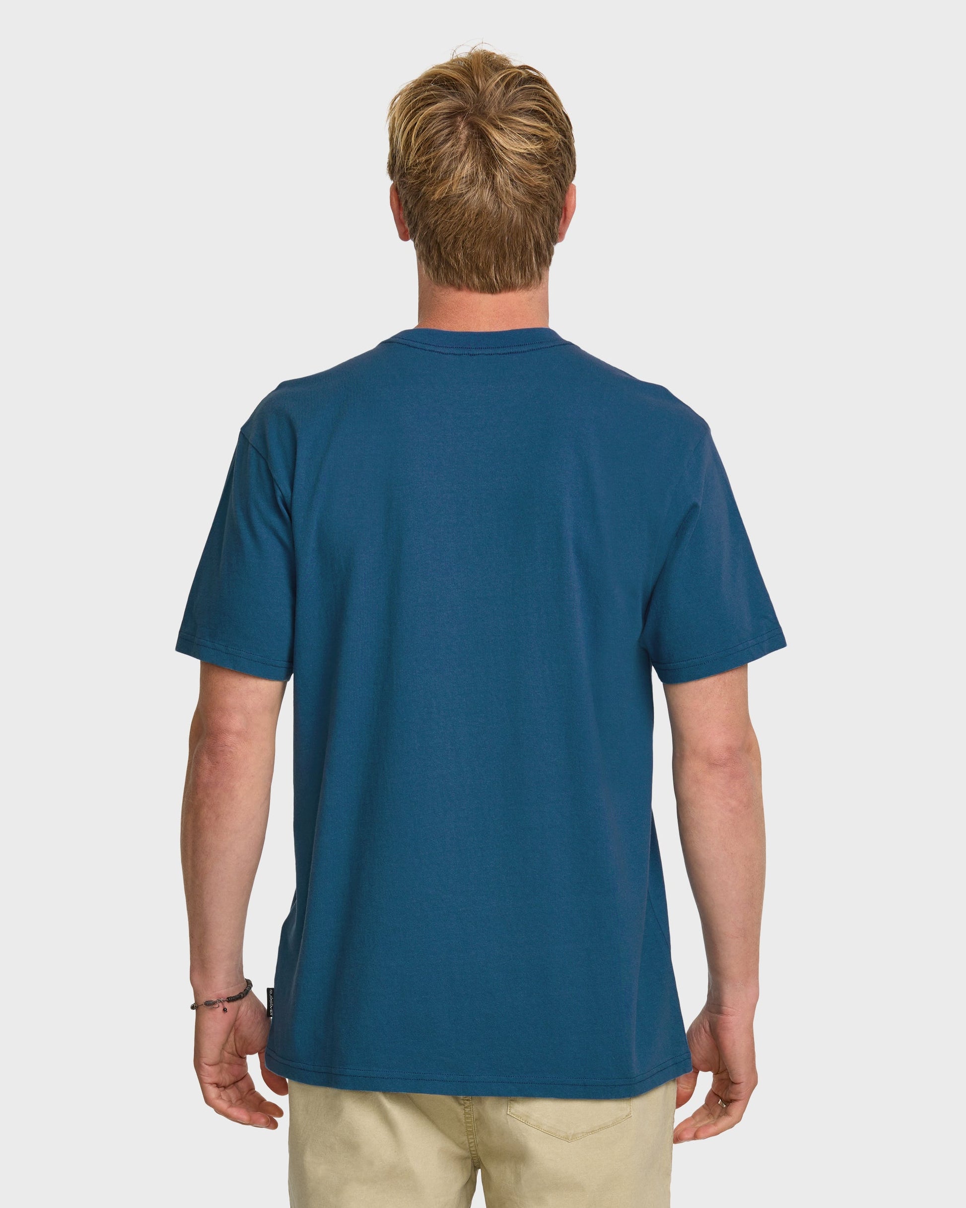 Quick Silver No Straight Lines Stw T-Shirt - Blue Steel