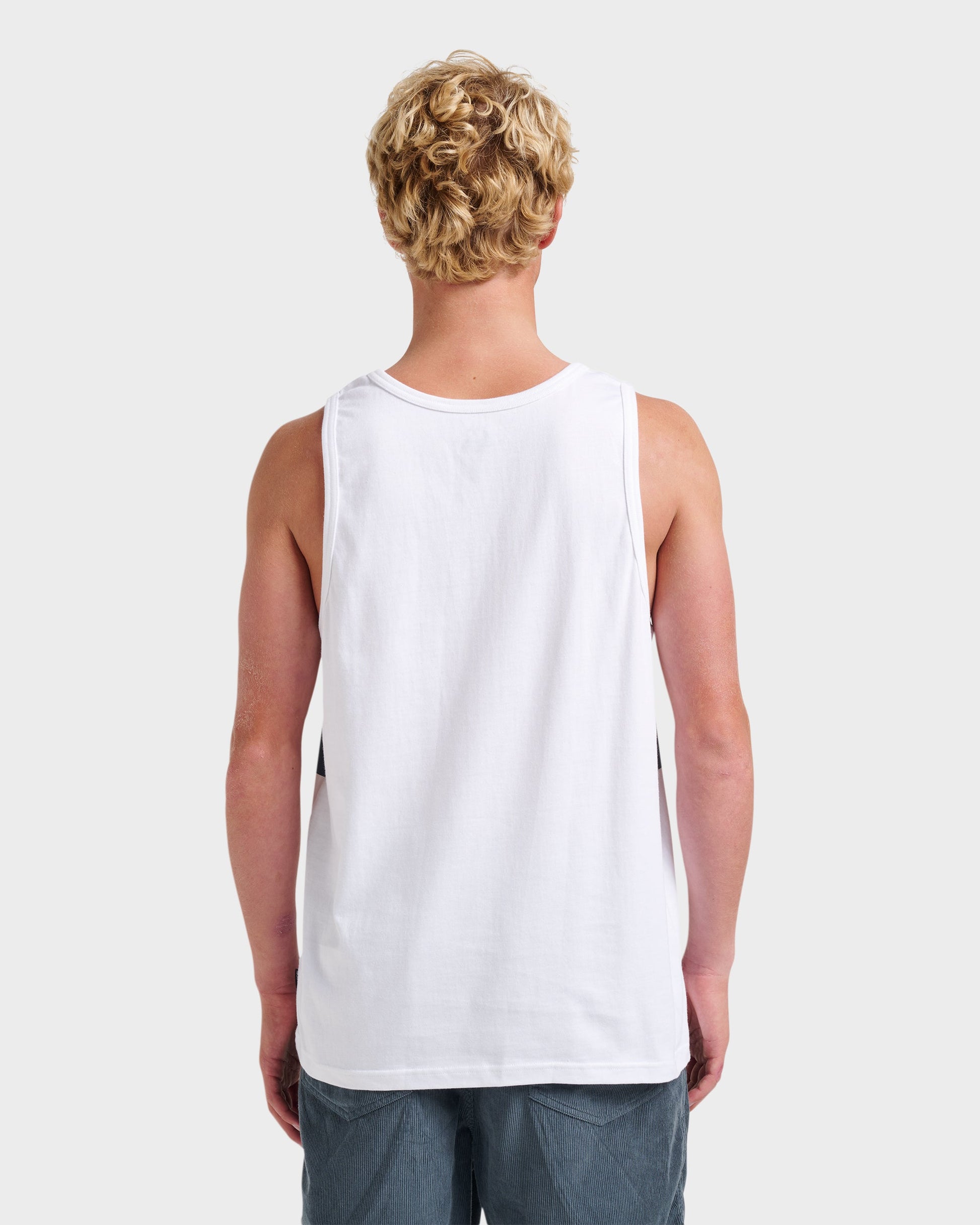 Quick Silver Og Stripe Tank - White