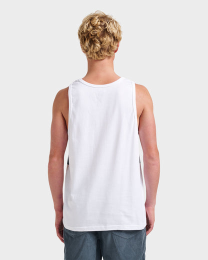 Quick Silver Og Stripe Tank - White