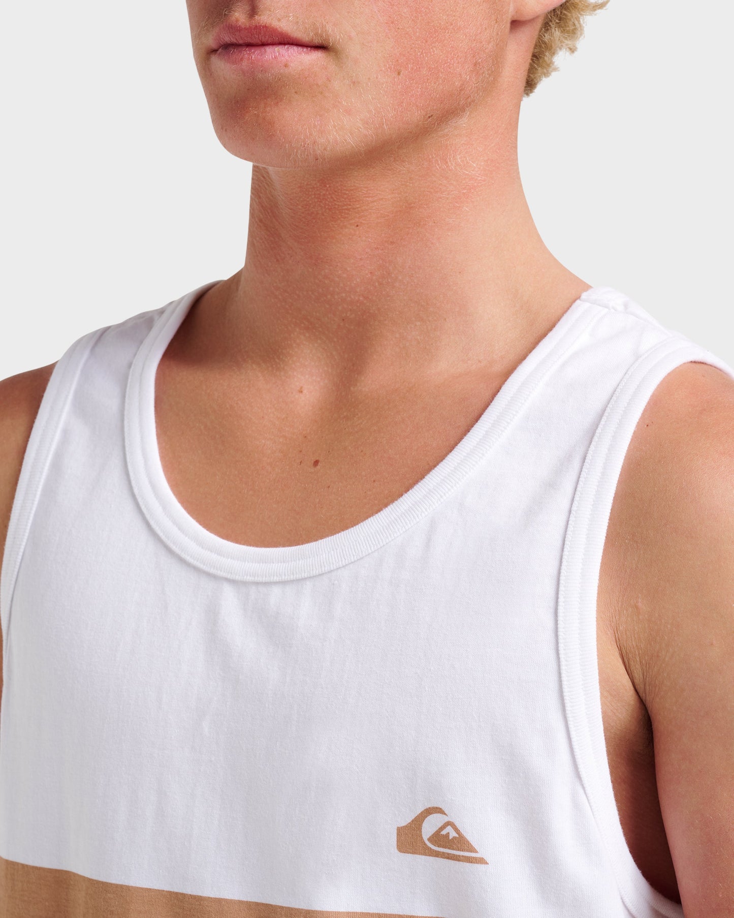 Quick Silver Og Stripe Tank - White