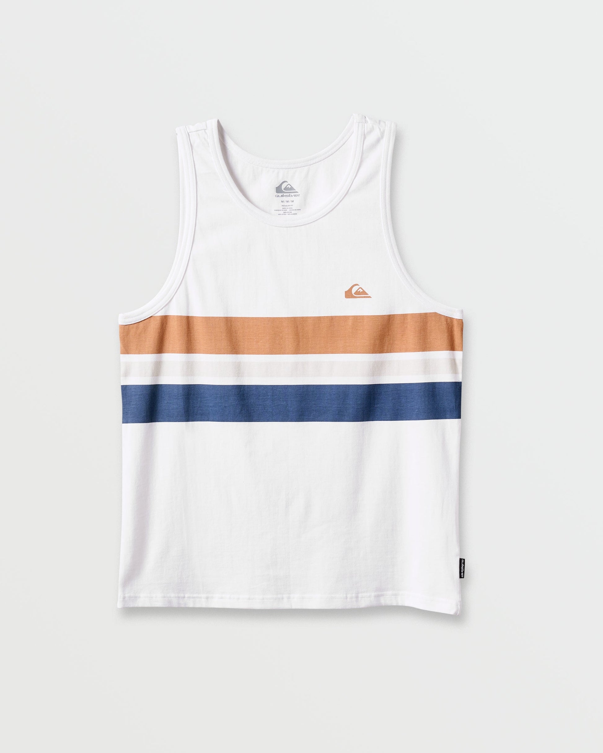 Quick Silver Og Stripe Tank - White