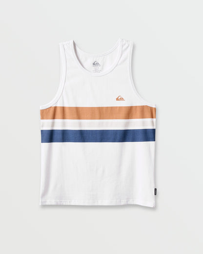 Quick Silver Og Stripe Tank - White