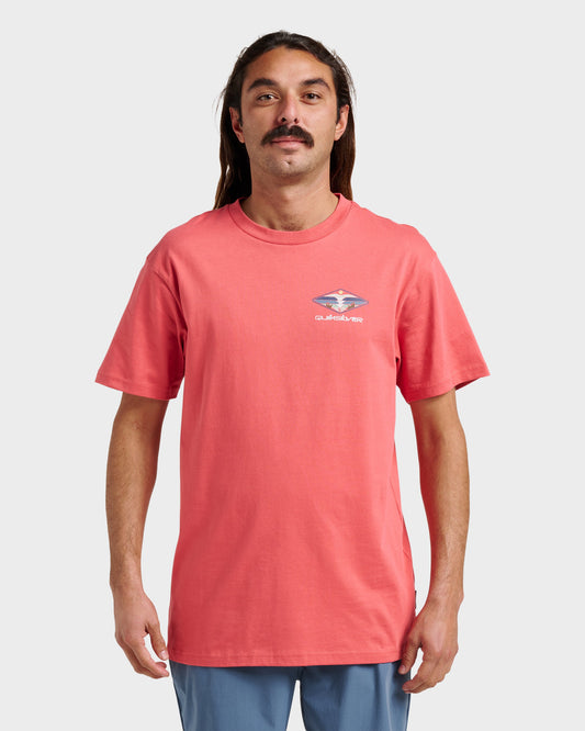 Quick Silver Peak Day Classic T-shirt - Mineral Red