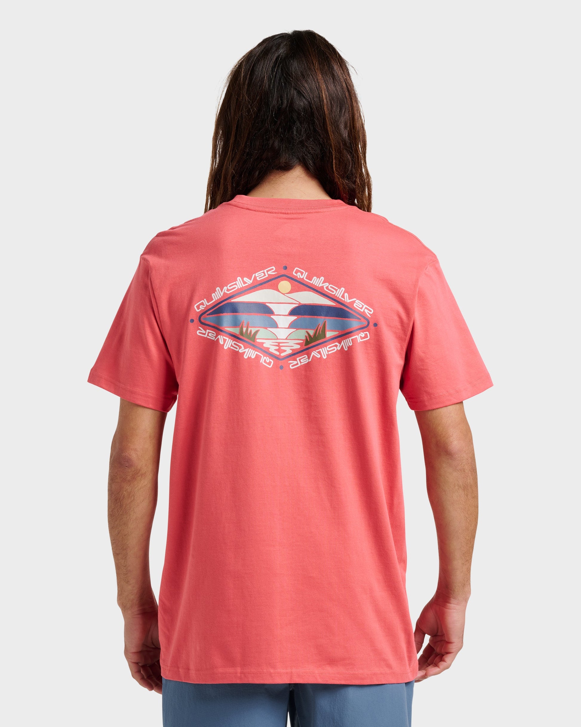 Quick Silver Peak Day Classic T-shirt - Mineral Red