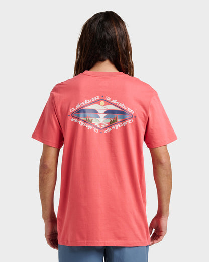 Quick Silver Peak Day Classic T-shirt - Mineral Red