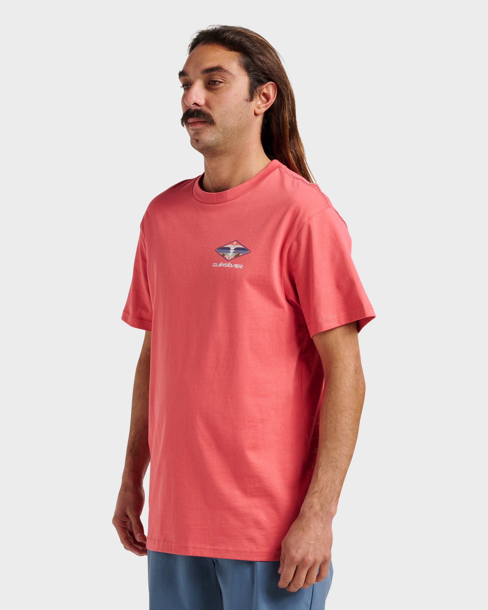 Quick Silver Peak Day Classic T-shirt - Mineral Red