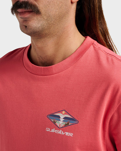 Quick Silver Peak Day Classic T-shirt - Mineral Red