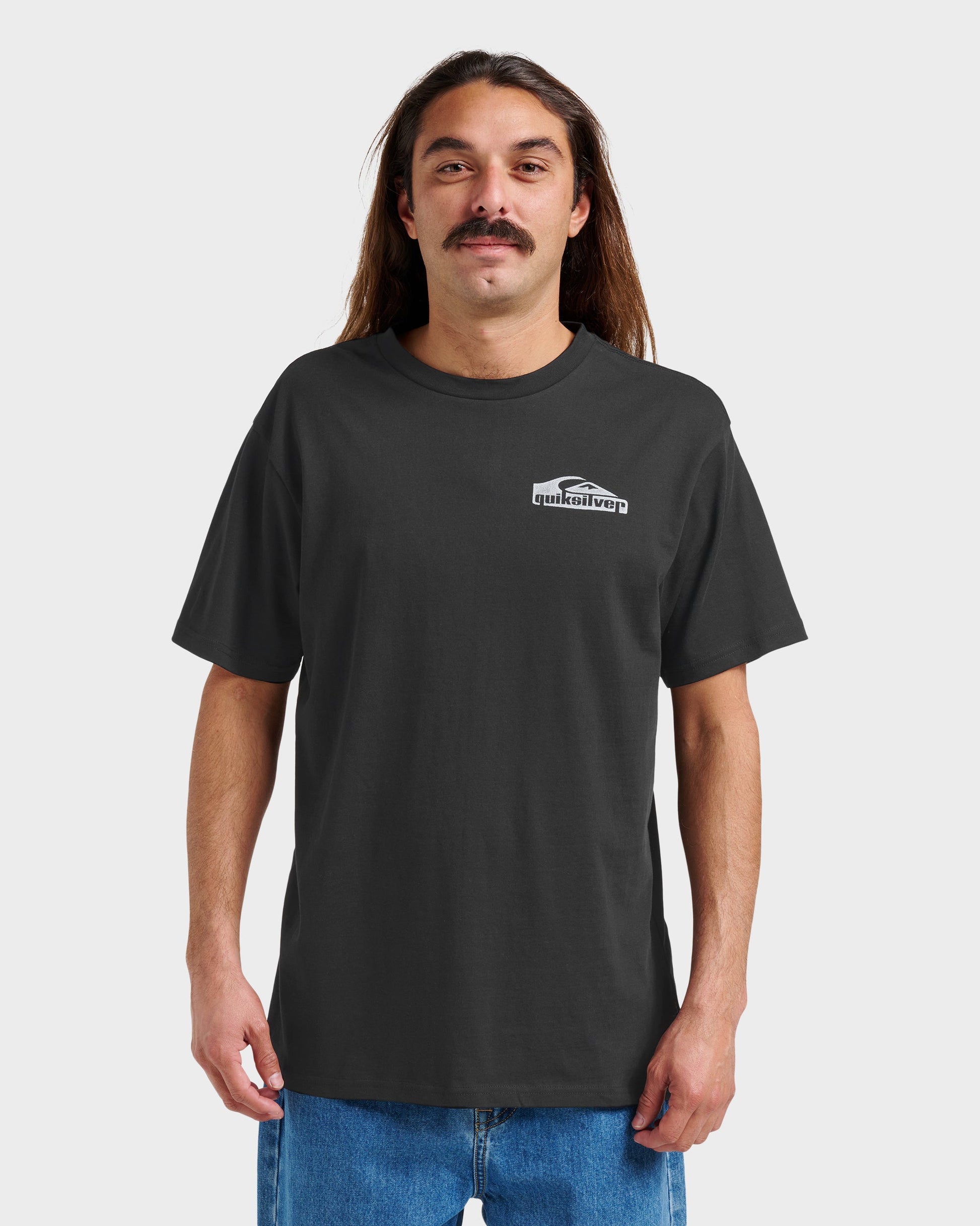 Quick Silver Push Threw Classic T-shirt - Black