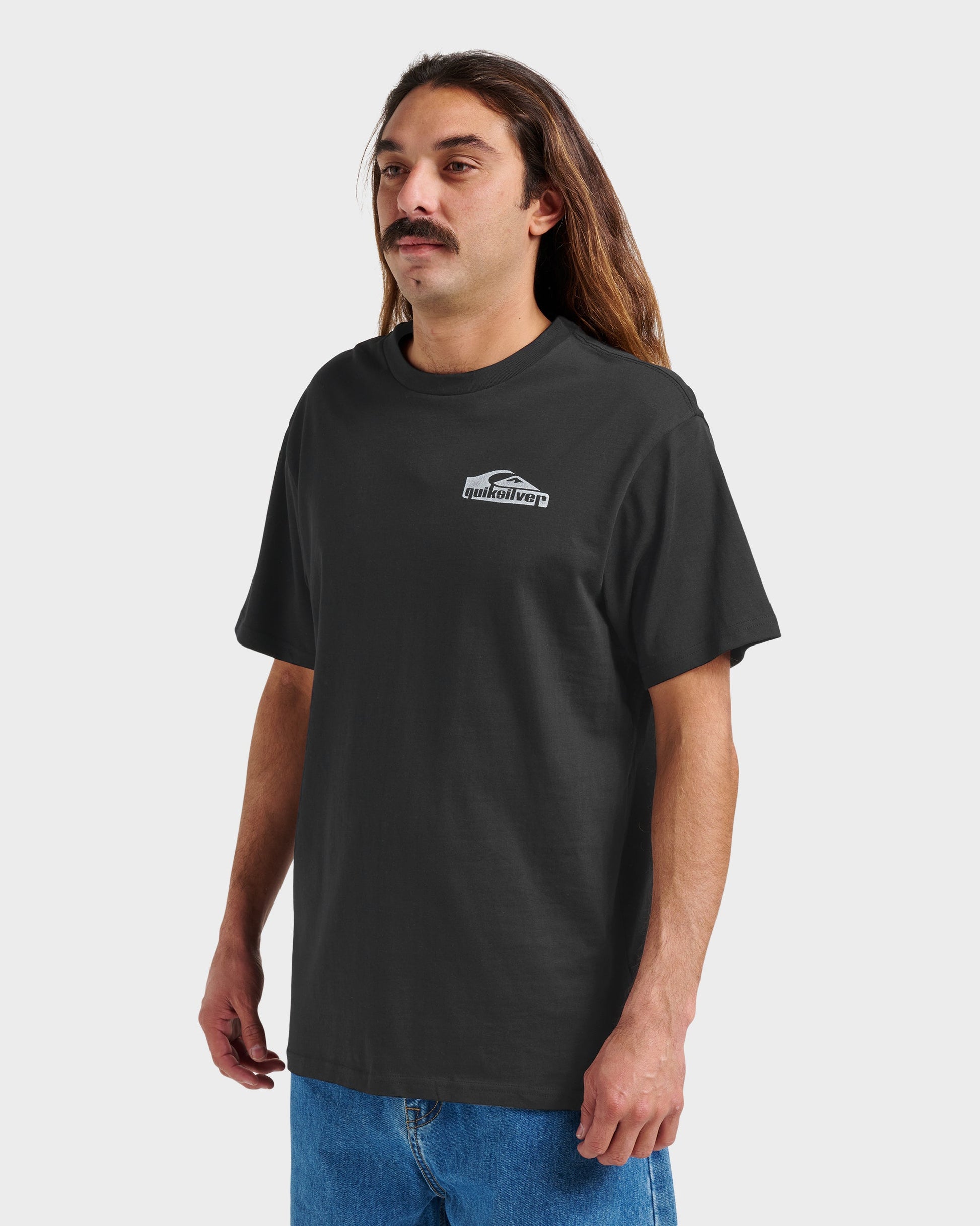 Quick Silver Push Threw Classic T-shirt - Black