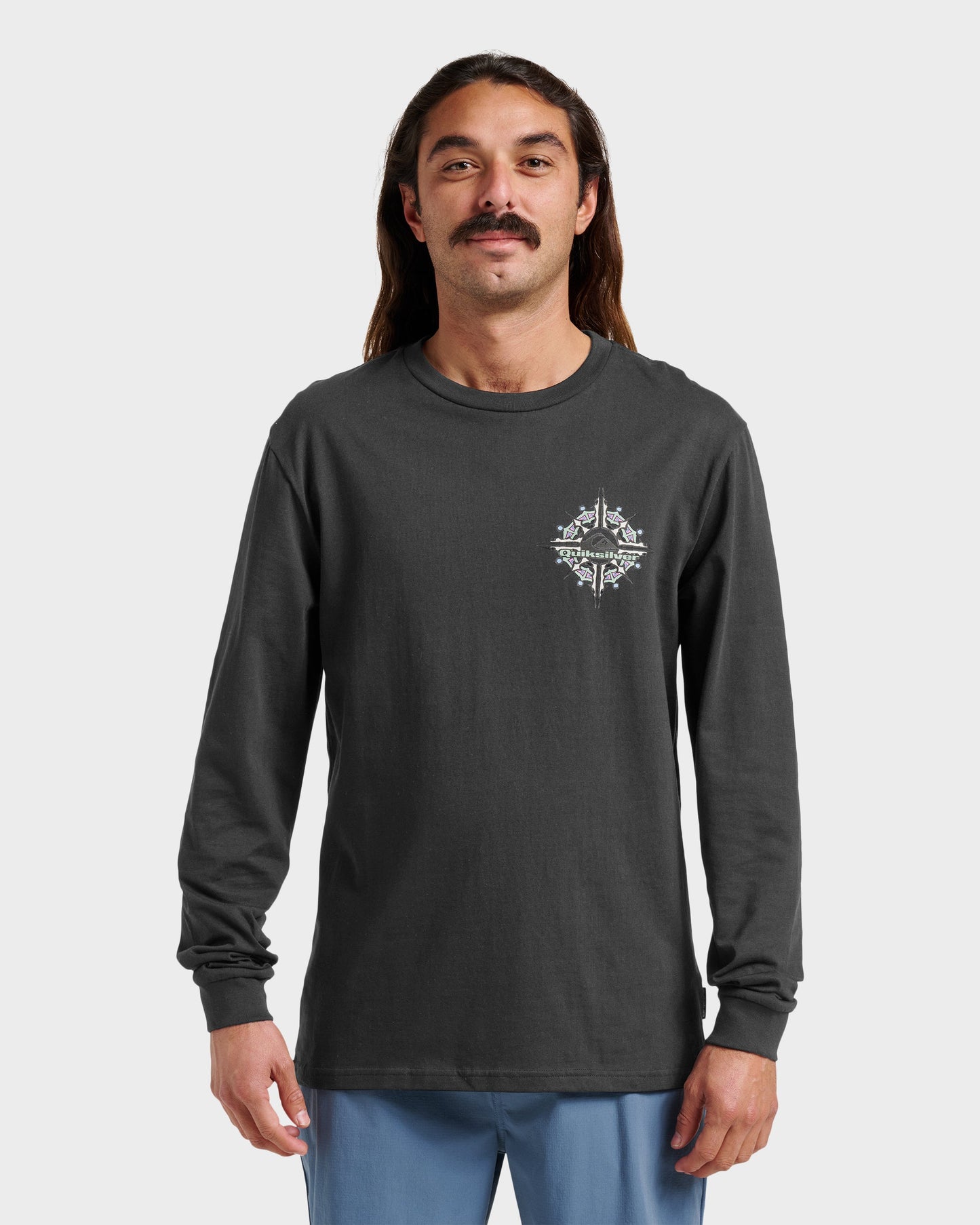 Quick Silver Qs Heat Long Sleeve T-shirt - Black