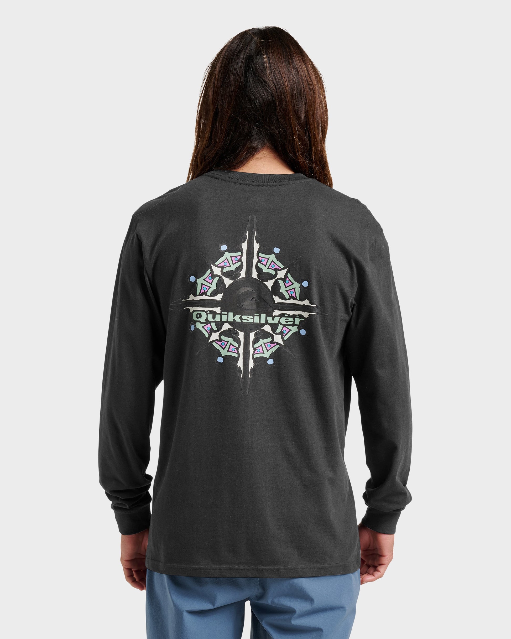 Quick Silver Qs Heat Long Sleeve T-shirt - Black