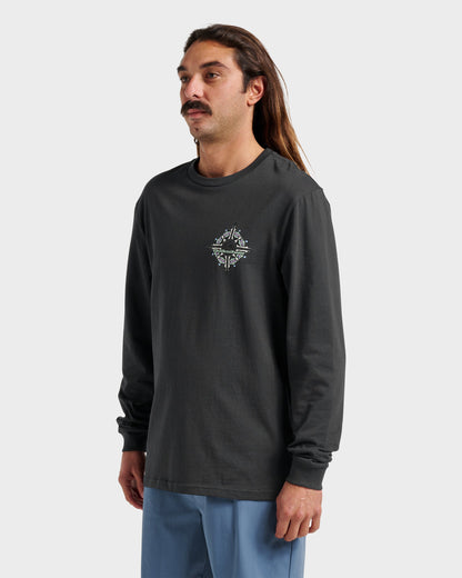 Quick Silver Qs Heat Long Sleeve T-shirt - Black