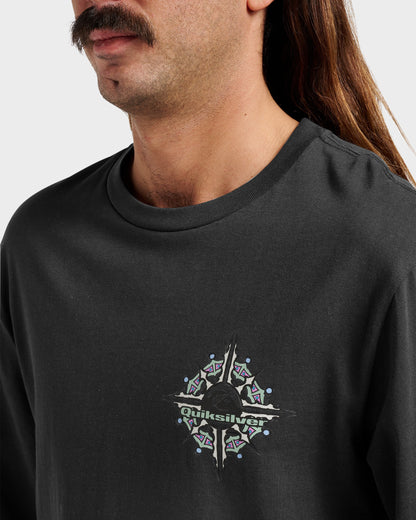 Quick Silver Qs Heat Long Sleeve T-shirt - Black