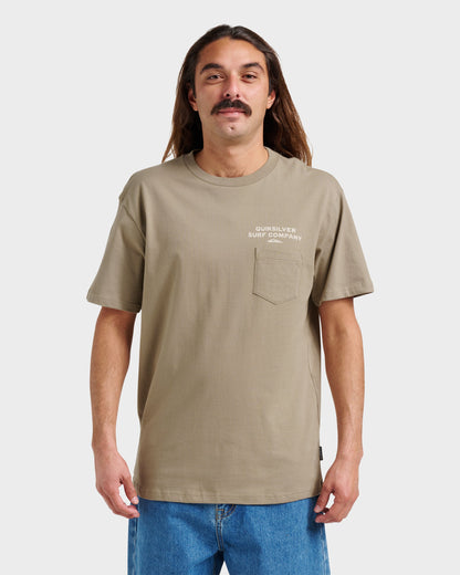 Quick Silver Qs Surf Company Classic T-shirt - Fallen Rock