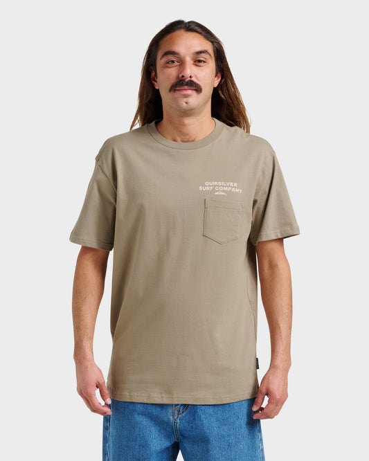 Quick Silver Qs Surf Company Classic T-shirt - Fallen Rock