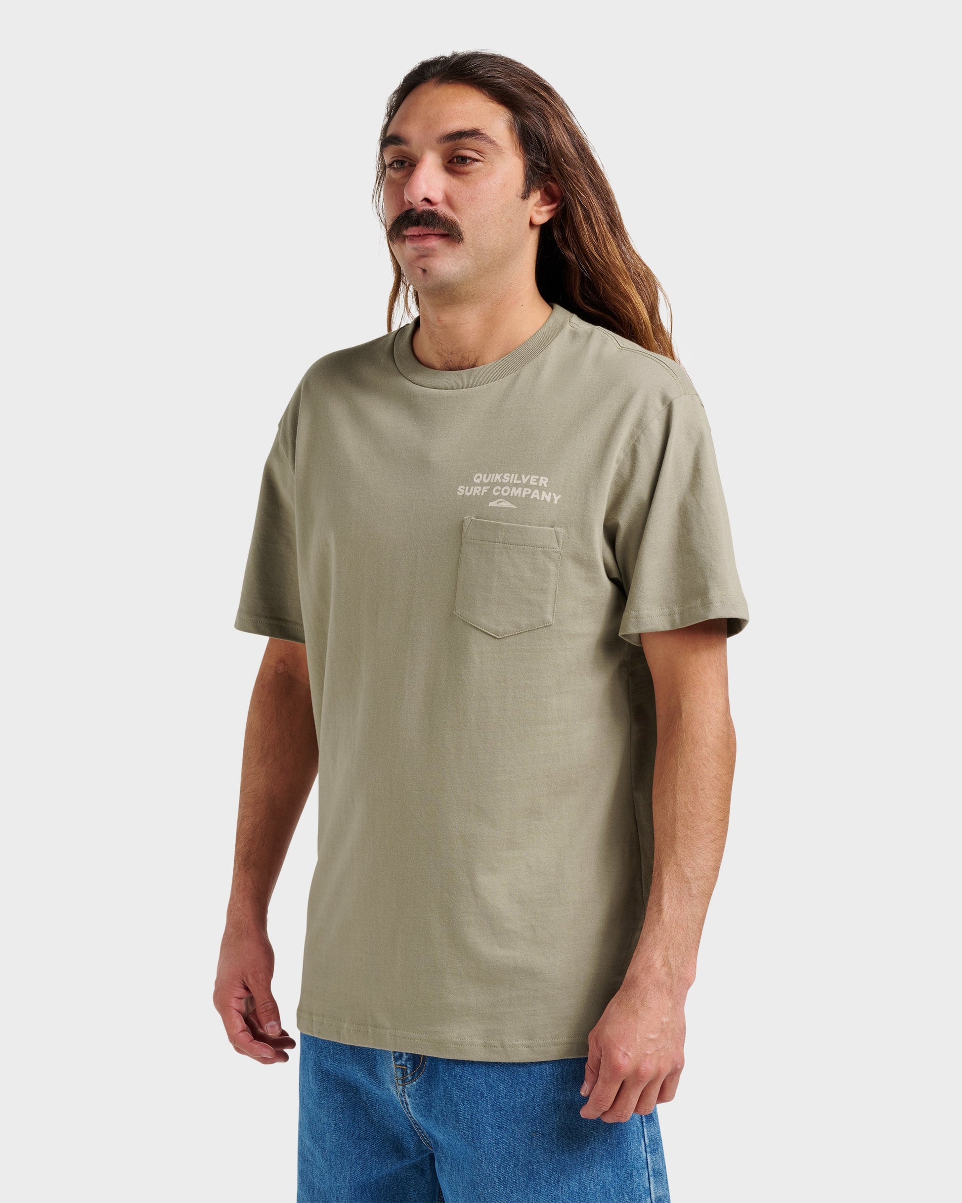 Quick Silver Qs Surf Company Classic T-shirt - Fallen Rock