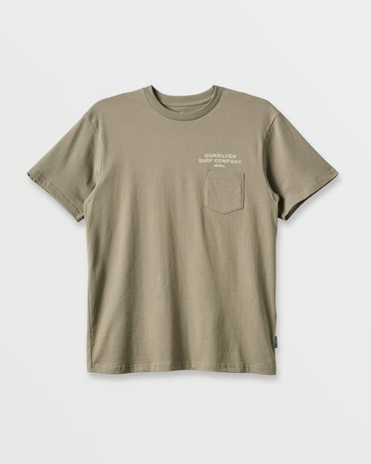 Quick Silver Qs Surf Company Classic T-shirt - Fallen Rock