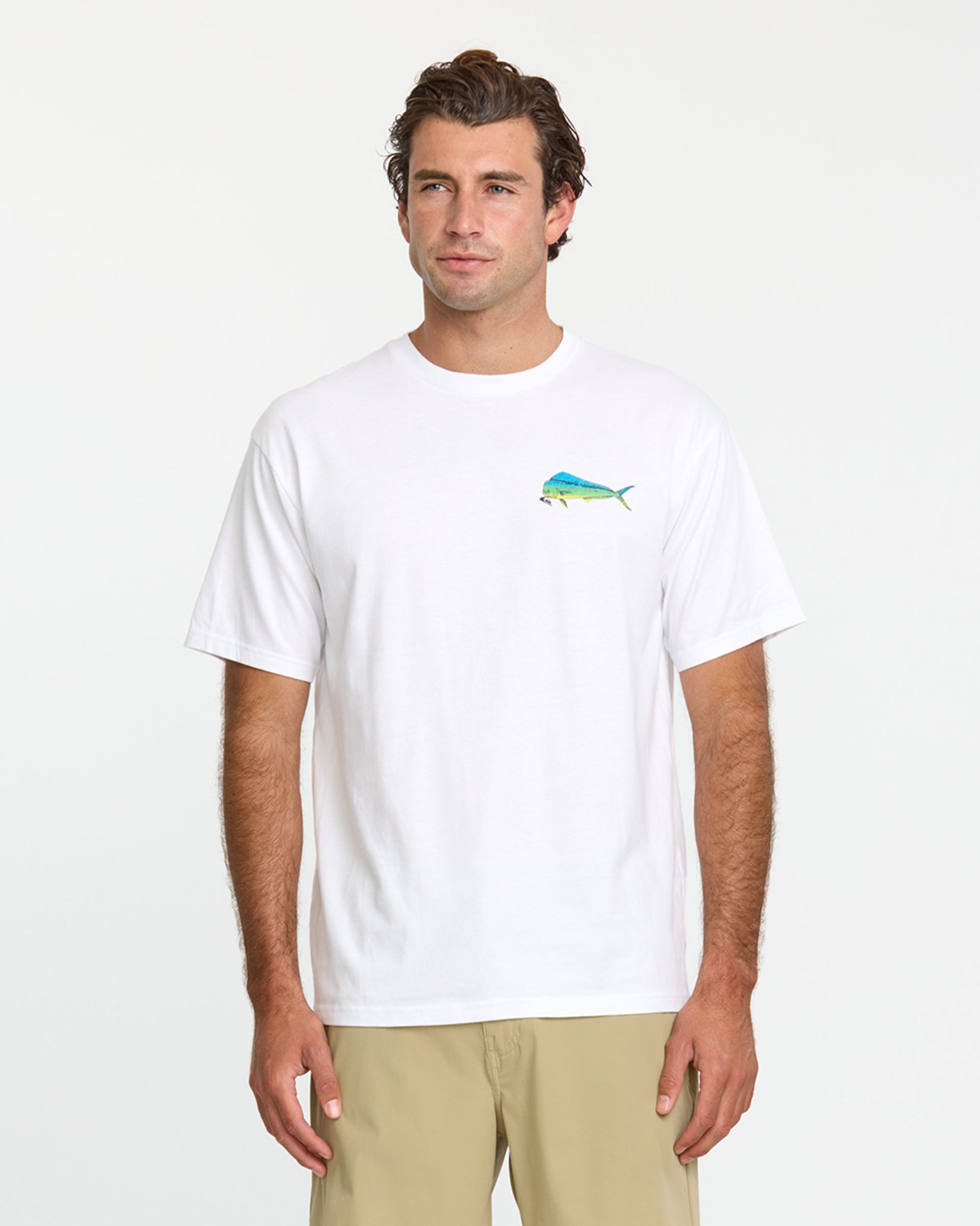 Quick Silver Waterman Quik Hook Classic T-shirt - White