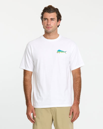 Quick Silver Waterman Quik Hook Classic T-shirt - White