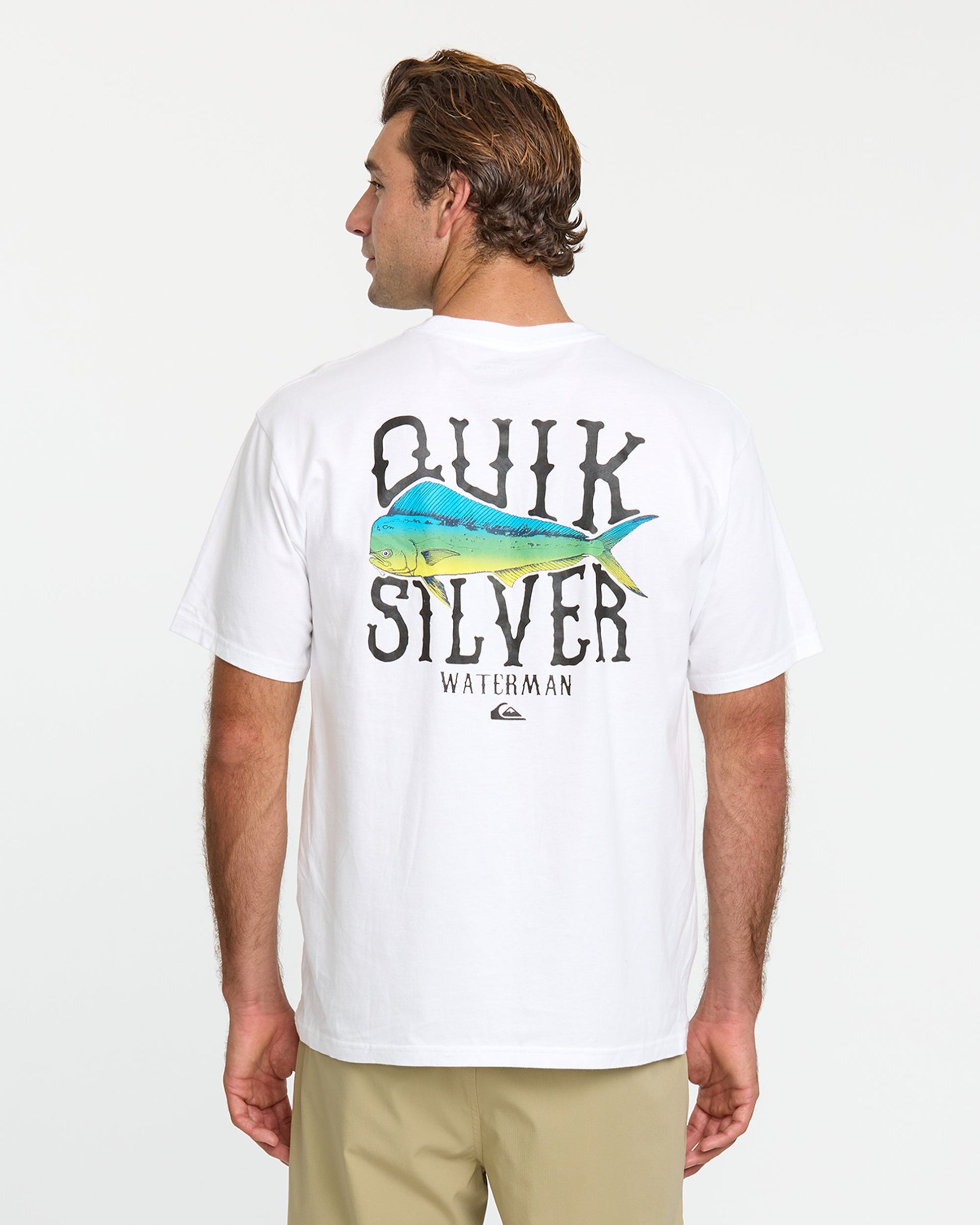 Quick Silver Waterman Quik Hook Classic T-shirt - White