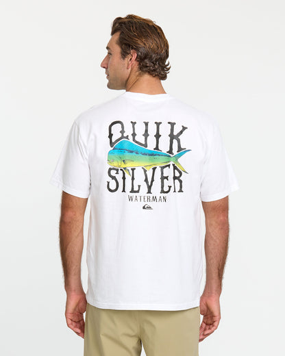 Quick Silver Waterman Quik Hook Classic T-shirt - White