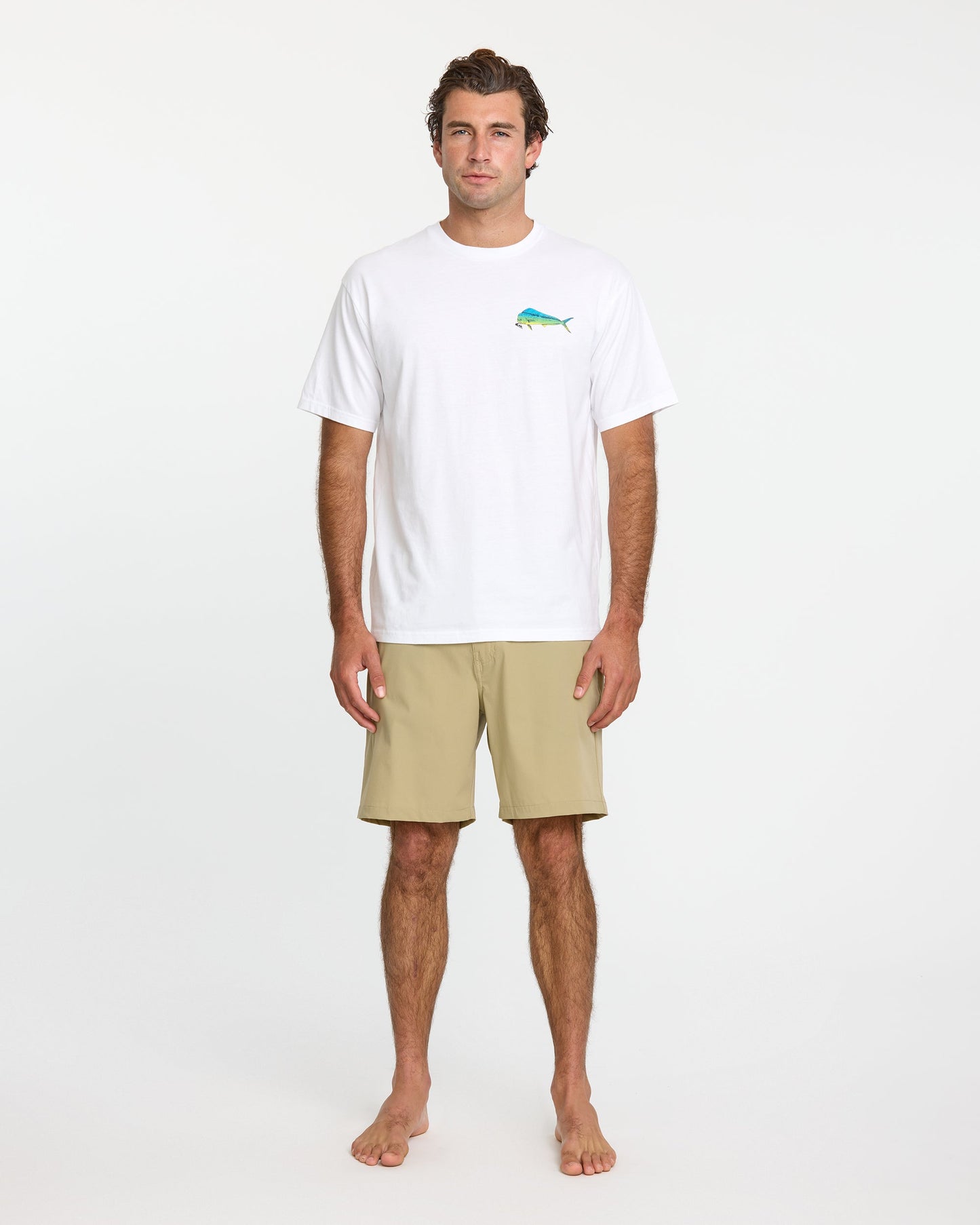 Quick Silver Waterman Quik Hook Classic T-shirt - White
