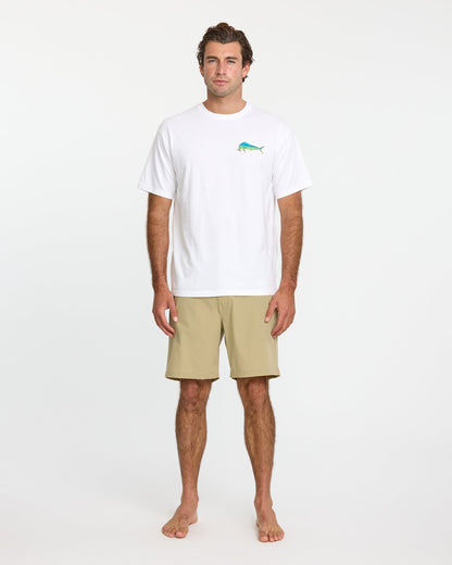 Quick Silver Waterman Quik Hook Classic T-shirt - White