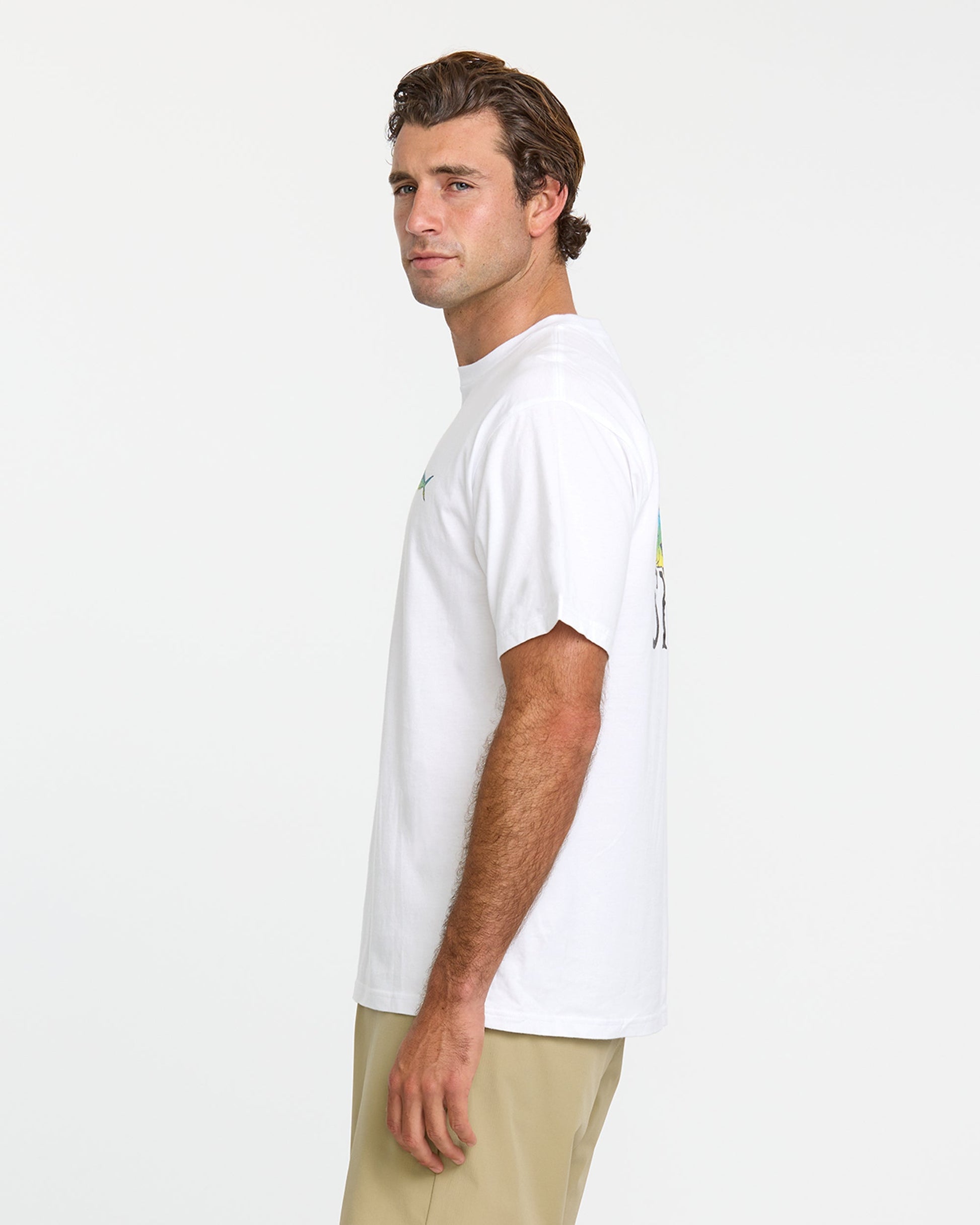 Quick Silver Waterman Quik Hook Classic T-shirt - White