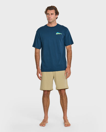 Quick Silver Waterman Quik Hook Classic T-shirt - Wave