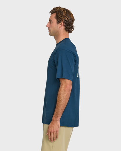 Quick Silver Waterman Quik Hook Classic T-shirt - Wave