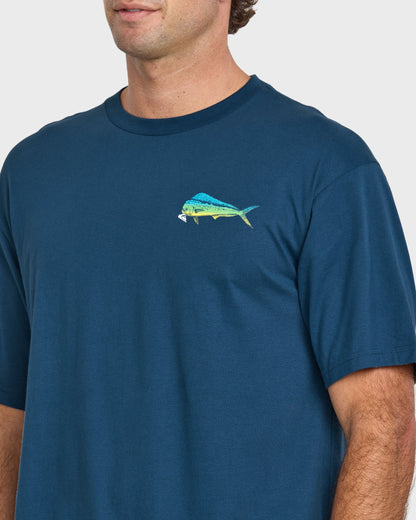 Quick Silver Waterman Quik Hook Classic T-shirt - Wave